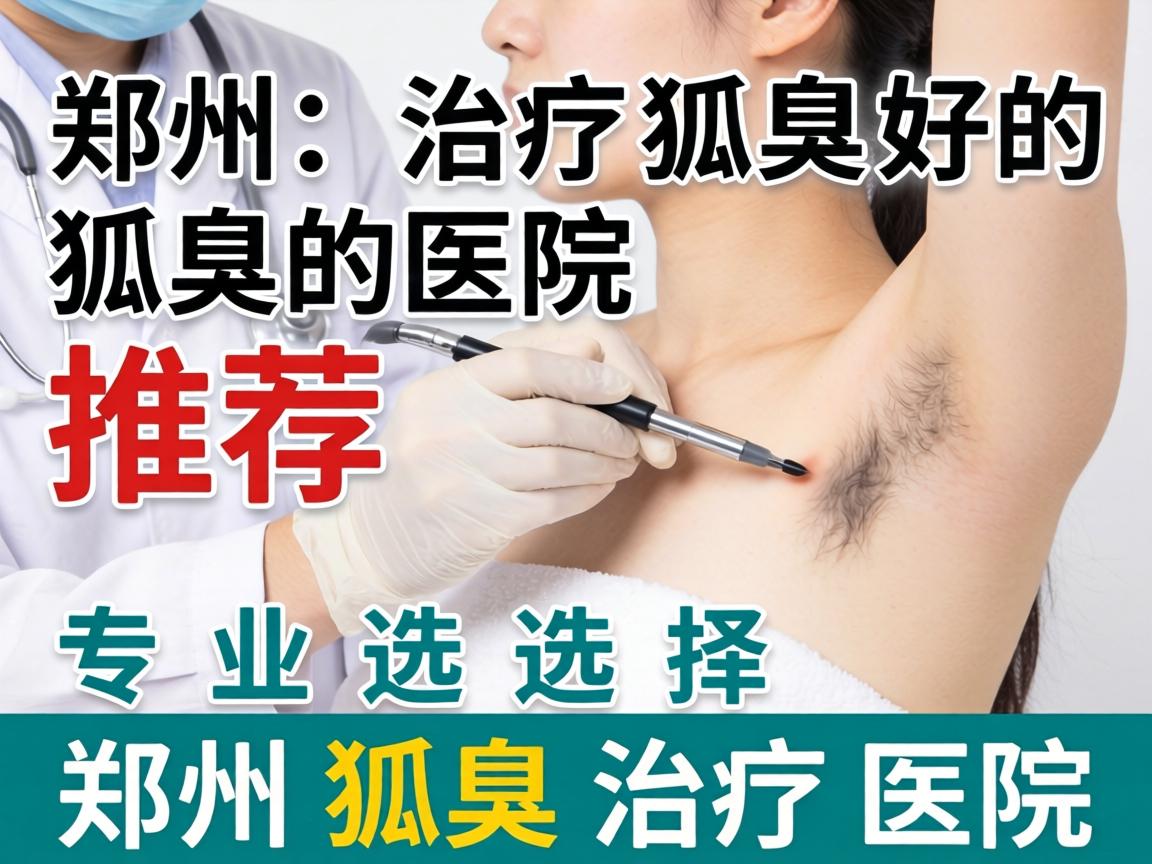 郑州治疗狐臭好的医院推荐，专业选择郑州狐臭治疗医院