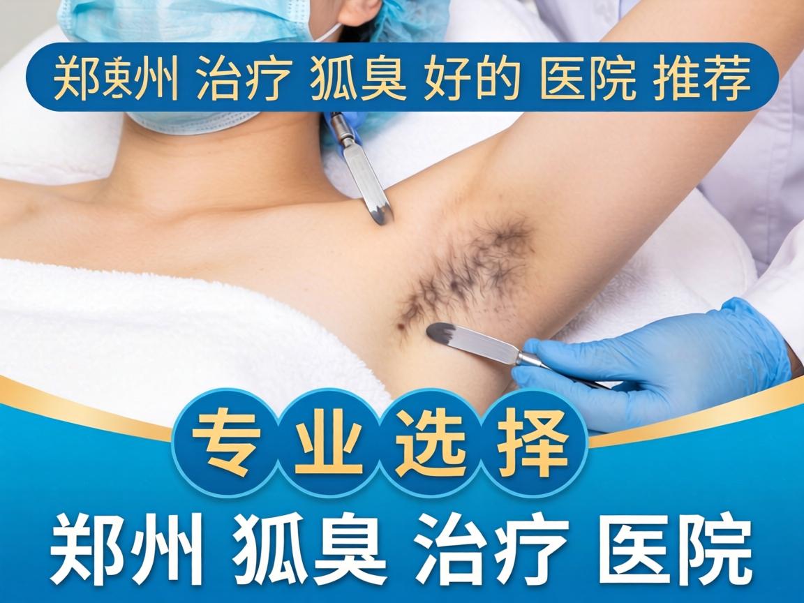 郑州治疗狐臭好的医院推荐，专业选择郑州狐臭治疗医院