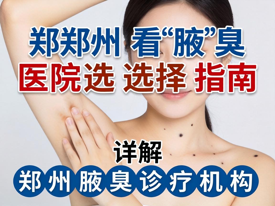 郑州看腋臭医院选择指南，详解郑州腋臭诊疗机构