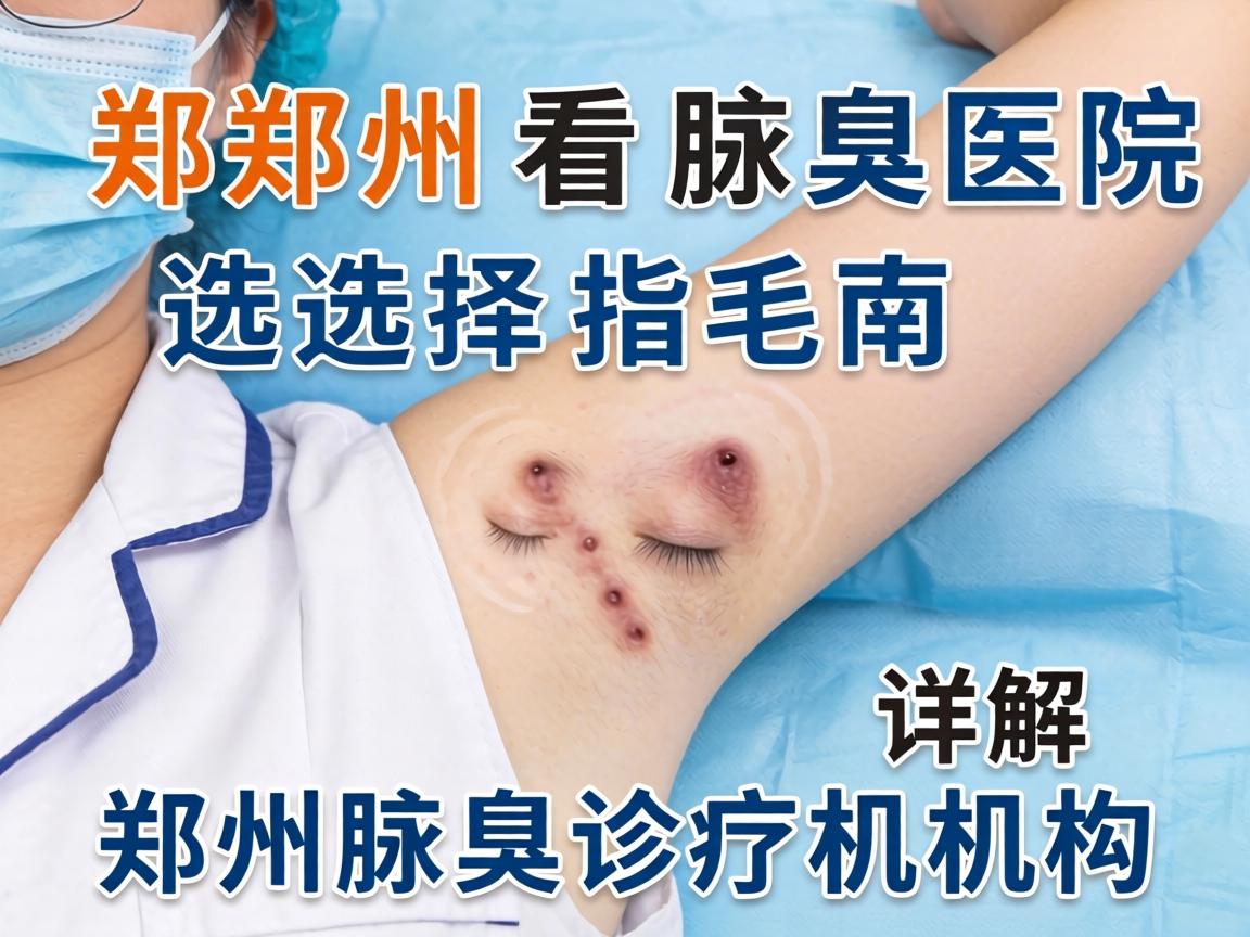 郑州看腋臭医院选择指南，详解郑州腋臭诊疗机构