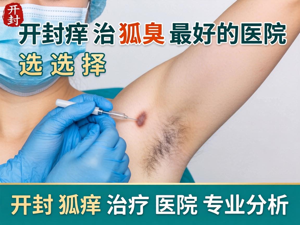 开封治狐臭最好的医院选择，开封狐臭治疗医院专业分析