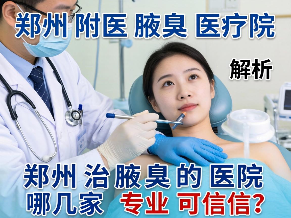 郑州附医腋臭医院解析，郑州治腋臭的医院哪几家专业可信？