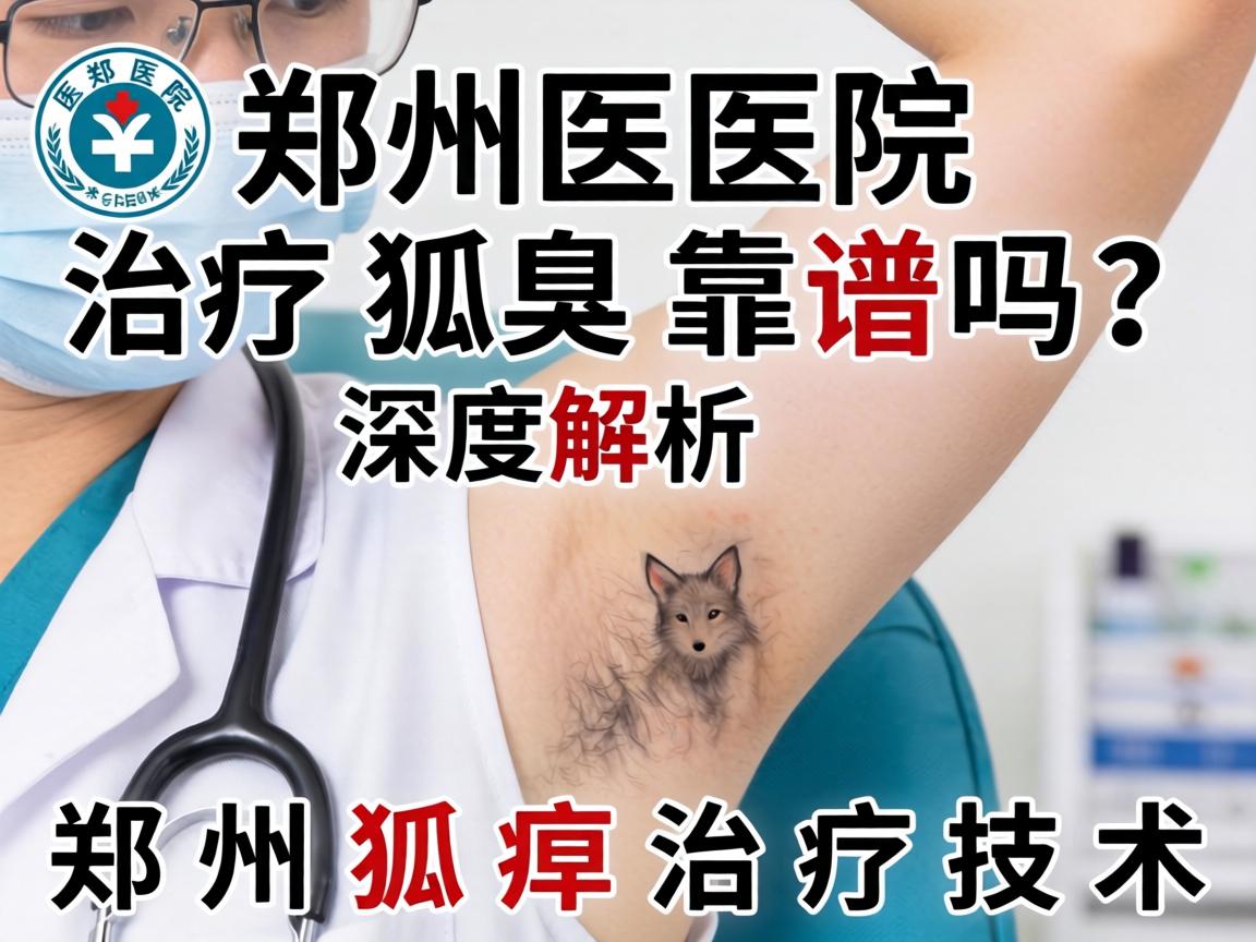 郑州医院治疗狐臭靠谱吗？深度解析郑州狐臭治疗技术