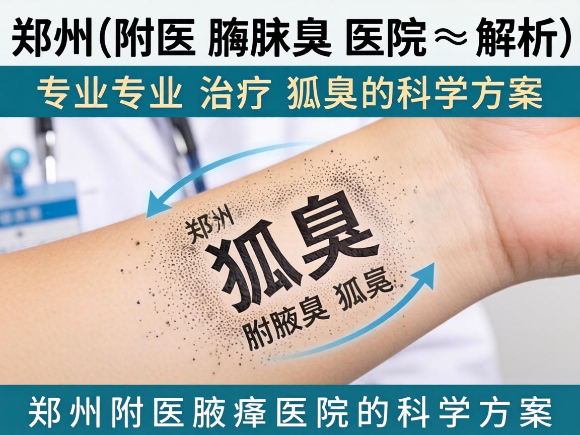 郑州附医腋臭医院解析，专业治疗狐臭，郑州附医腋臭医院的科学方案