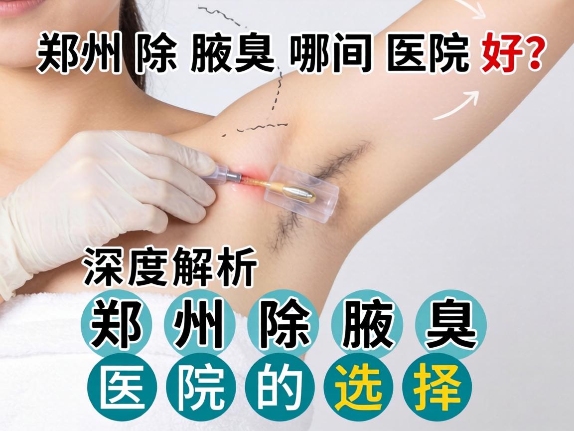 郑州除腋臭哪间医院好？深度解析郑州除腋臭医院的选择