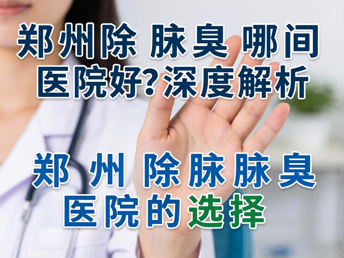 郑州除腋臭哪间医院好？深度解析郑州除腋臭医院的选择