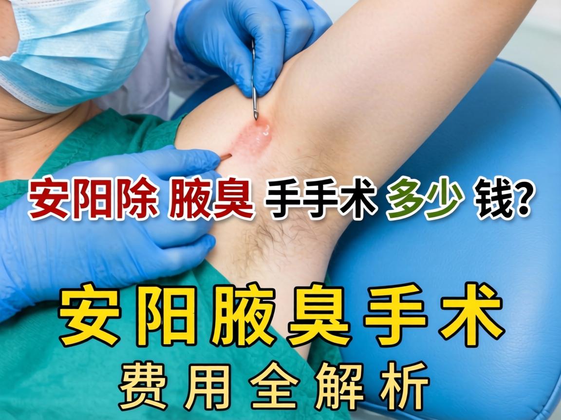 安阳除腋臭手术多少钱？安阳腋臭手术费用全解析