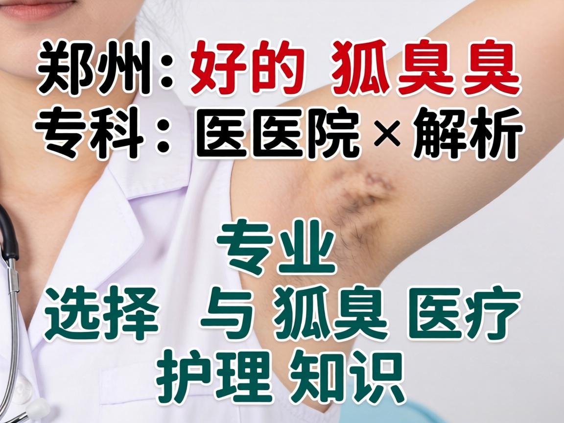 郑州好的狐臭专科医院解析,专业选择与狐臭医疗护理知识 郑州好的狐臭专科医院解析,专业选择与狐臭医疗护理知识
