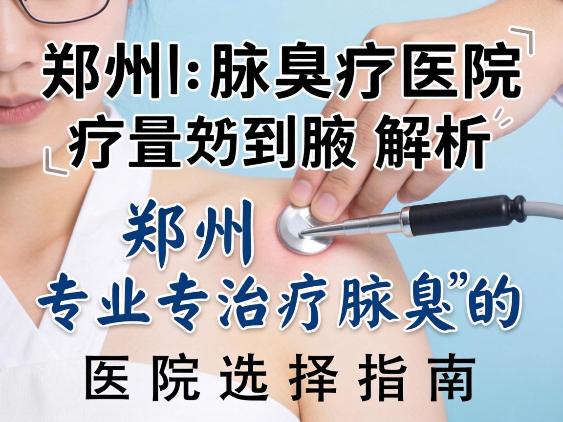 郑州腋臭医院解析,郑州专业治疗腋臭的医院选择指南 郑州腋臭医院解析,郑州专业治疗腋臭的医院选择指南