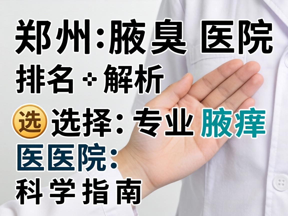 郑州腋臭医院排名解析,选择专业腋臭医院的科学指南 郑州腋臭医院排名解析,选择专业腋臭医院的科学指南