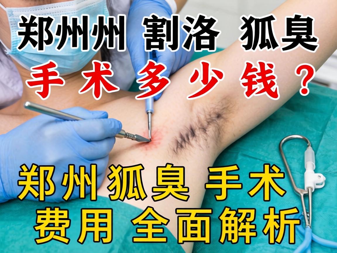 郑州割狐臭手术多少钱？郑州狐臭手术费用全面解析