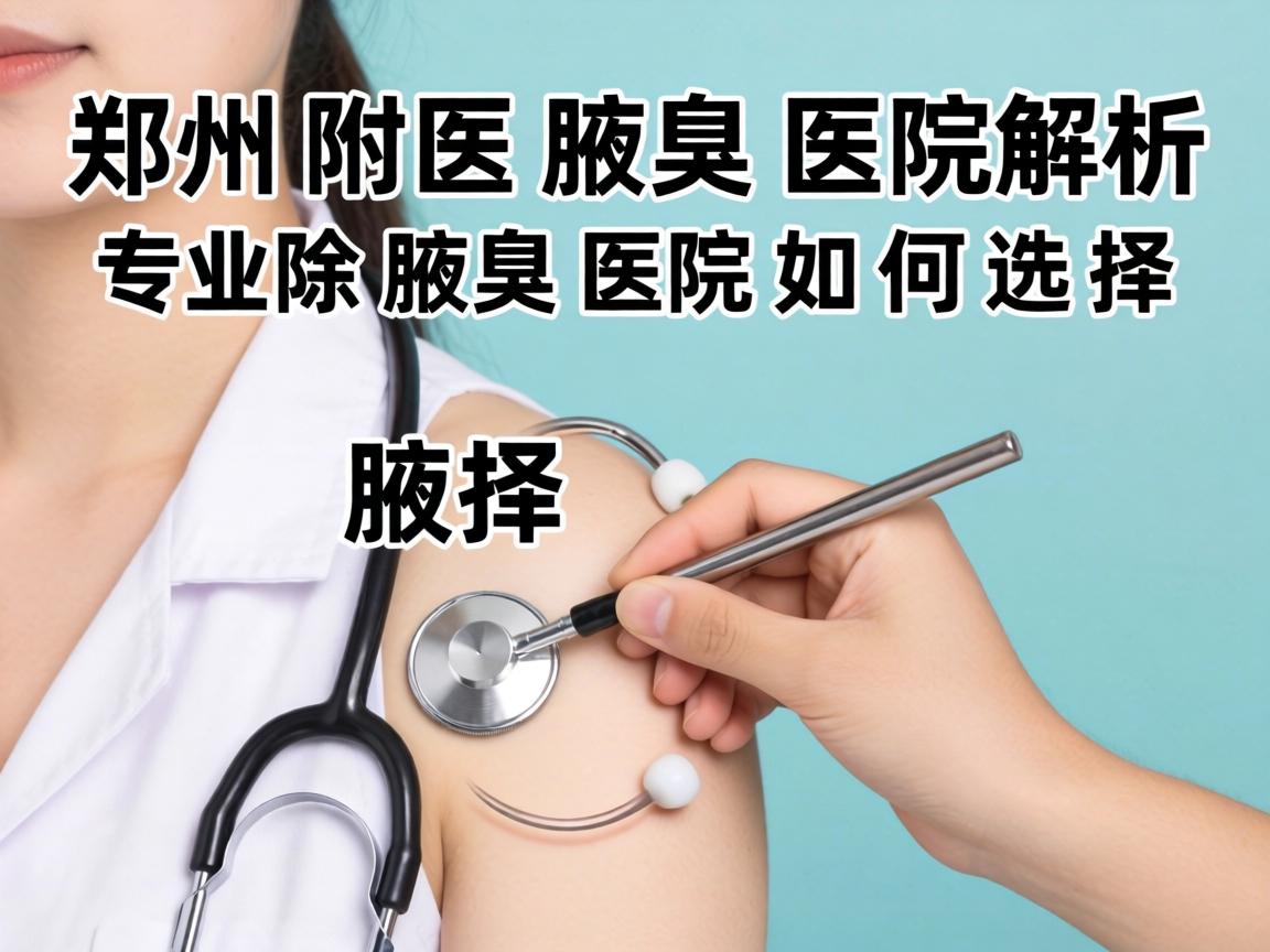 郑州附医腋臭医院解析,专业除腋臭医院如何选择 郑州附医腋臭医院解析,专业除腋臭医院如何选择