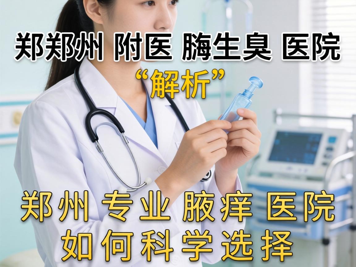 郑州附医腋臭医院解析，郑州专业腋臭医院如何科学选择