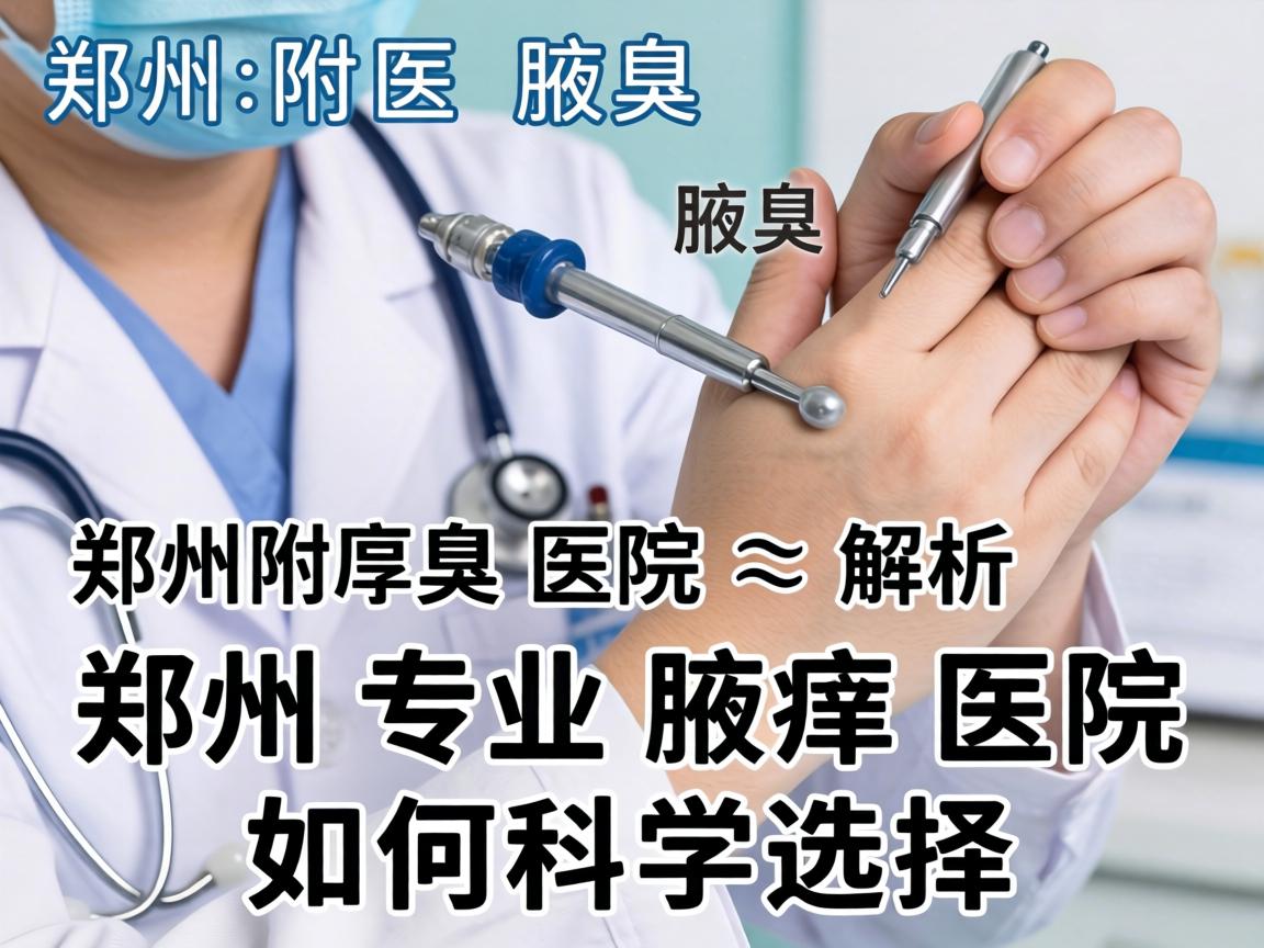 郑州附医腋臭医院解析，郑州专业腋臭医院如何科学选择