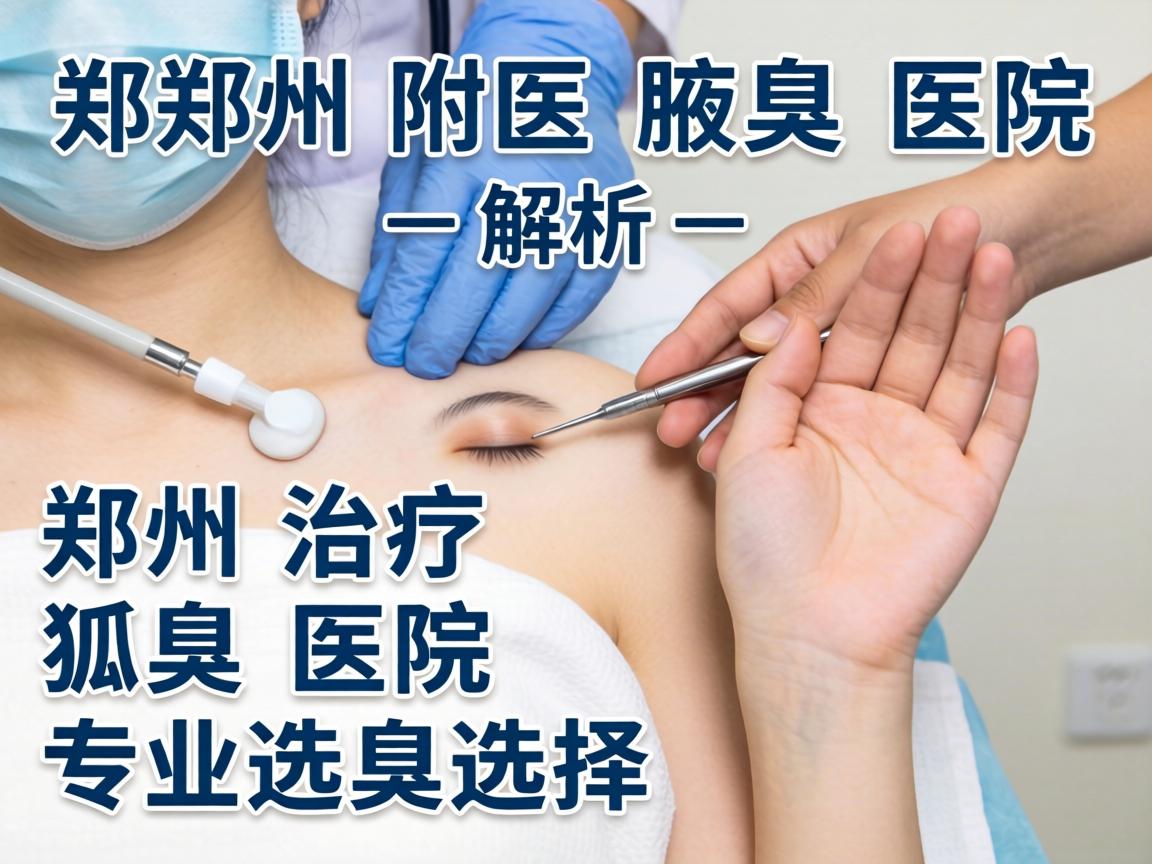 郑州附医腋臭医院解析，郑州治疗狐臭医院的专业选择