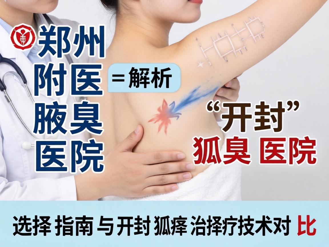 郑州附医腋臭医院解析,开封狐臭医院选择指南与开封狐臭治疗技术对比 郑州附医腋臭医院解析,开封狐臭医院选择指南与开封狐臭治疗技术对比