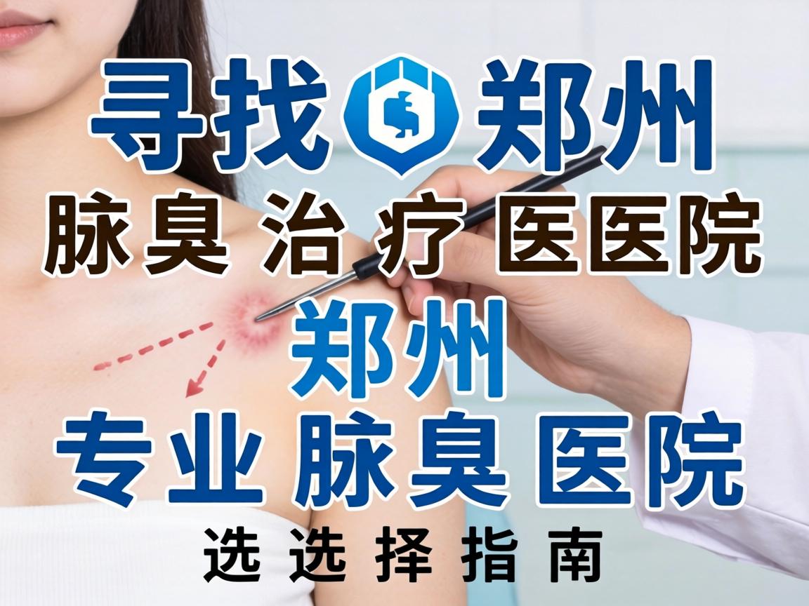 寻找郑州腋臭治疗医院，郑州专业腋臭医院选择指南