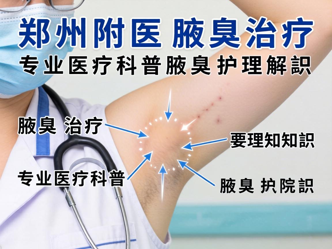 郑州附医腋臭医院详解腋臭治疗 专业医疗科普腋臭护理知识
