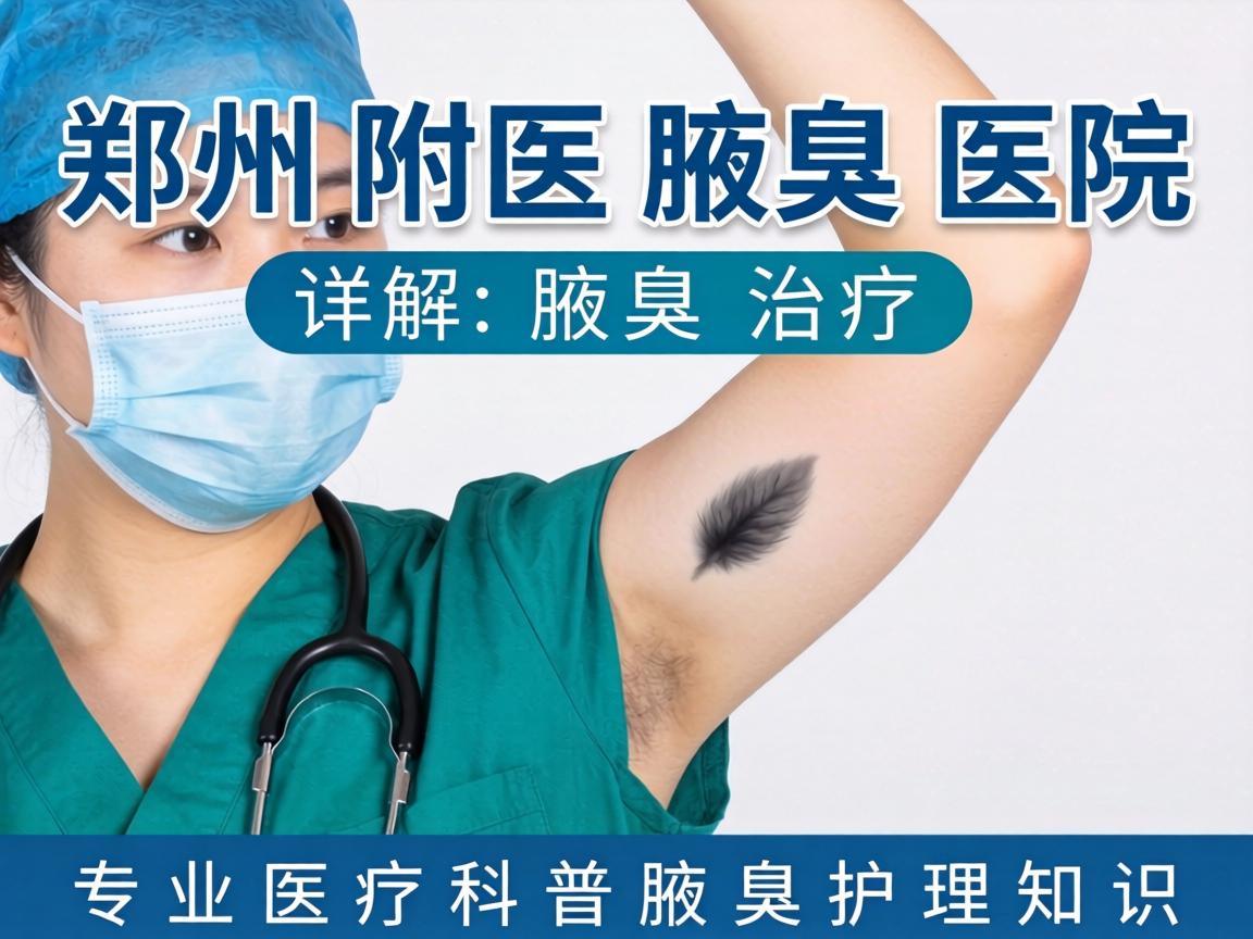 郑州附医腋臭医院详解腋臭治疗 专业医疗科普腋臭护理知识