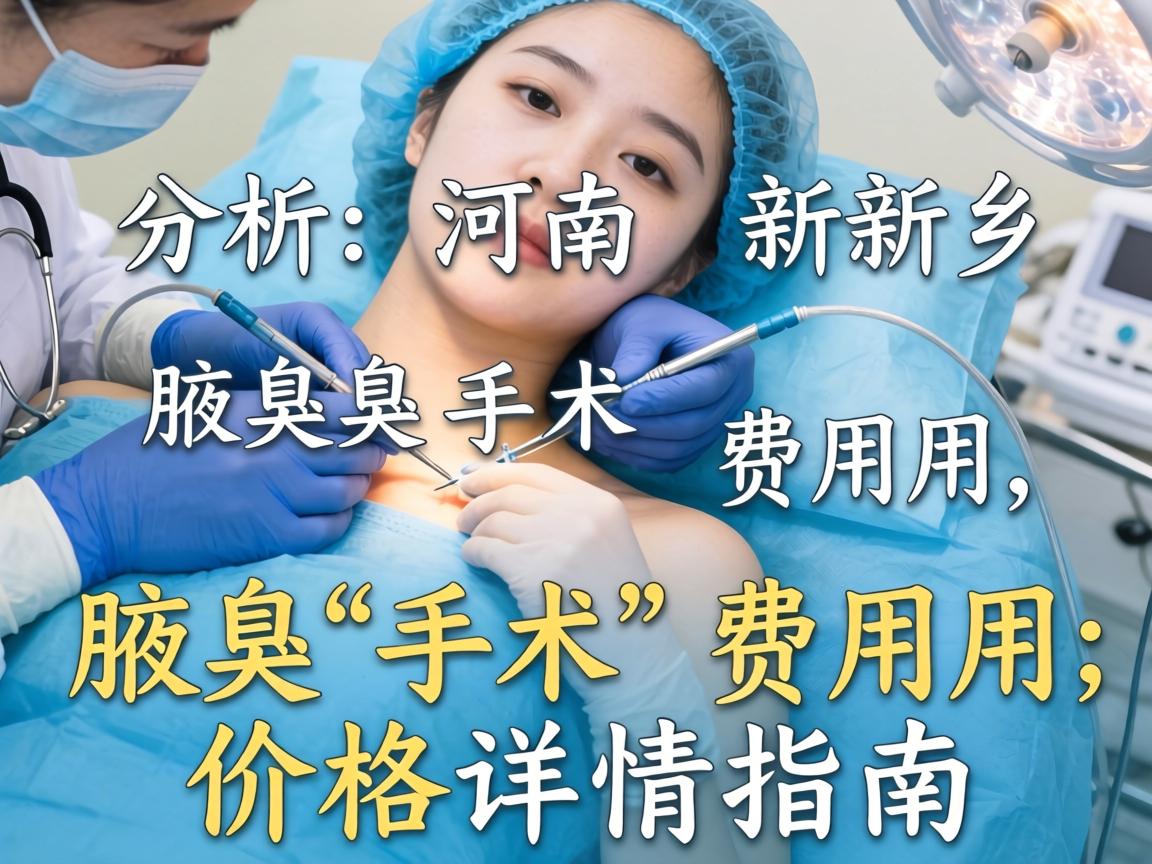 解析河南新乡腋臭手术费用，腋臭手术价格详情指南