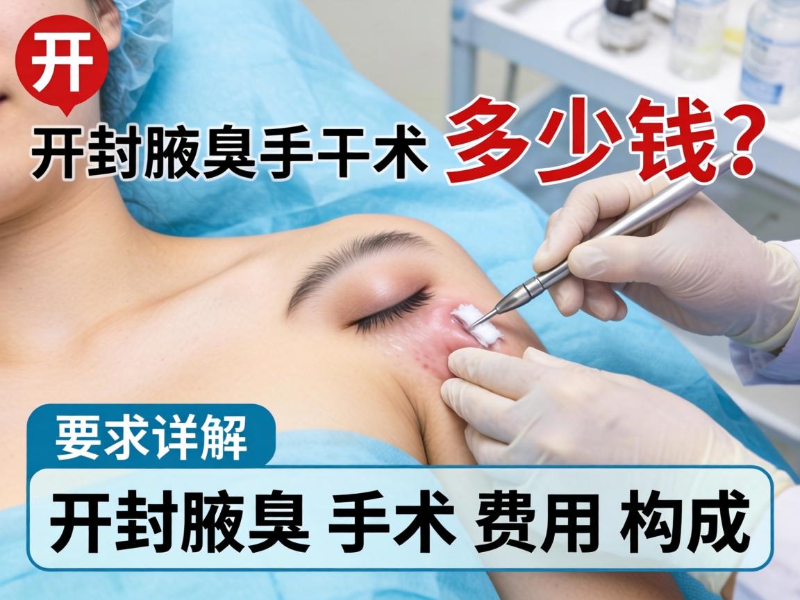 开封腋臭手术多少钱?详解开封腋臭手术费用构成 开封腋臭手术多少钱?详解开封腋臭手术费用构成