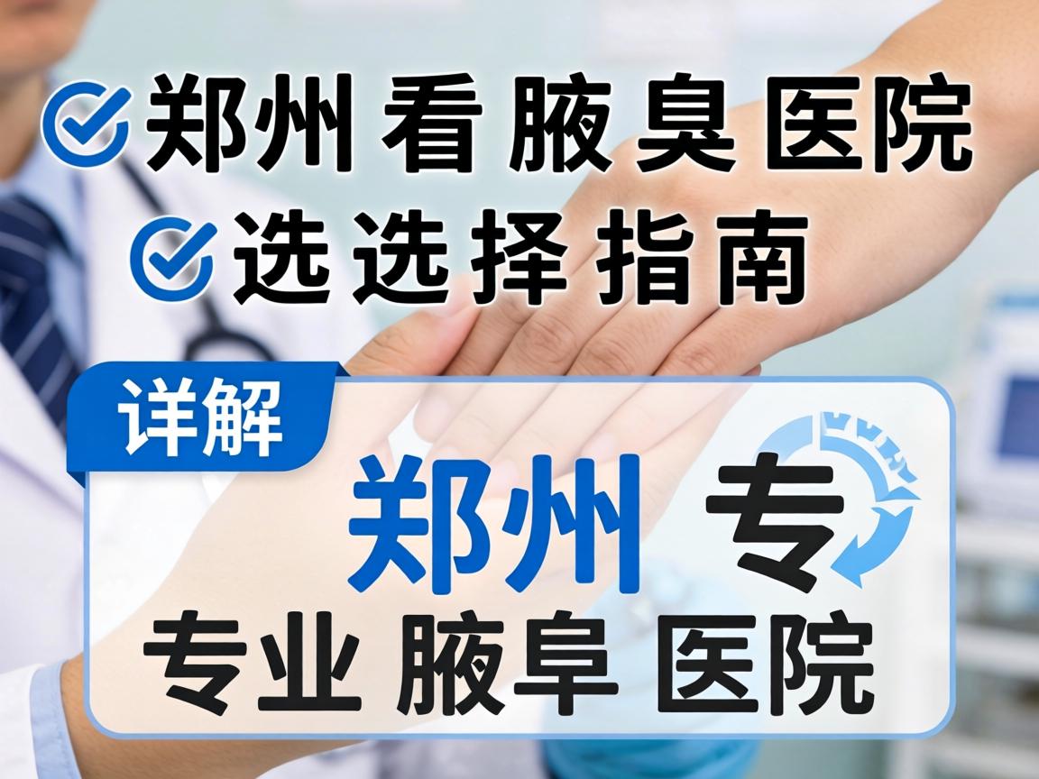 郑州看腋臭医院选择指南,详解郑州专业腋臭医院 郑州看腋臭医院选择指南,详解郑州专业腋臭医院