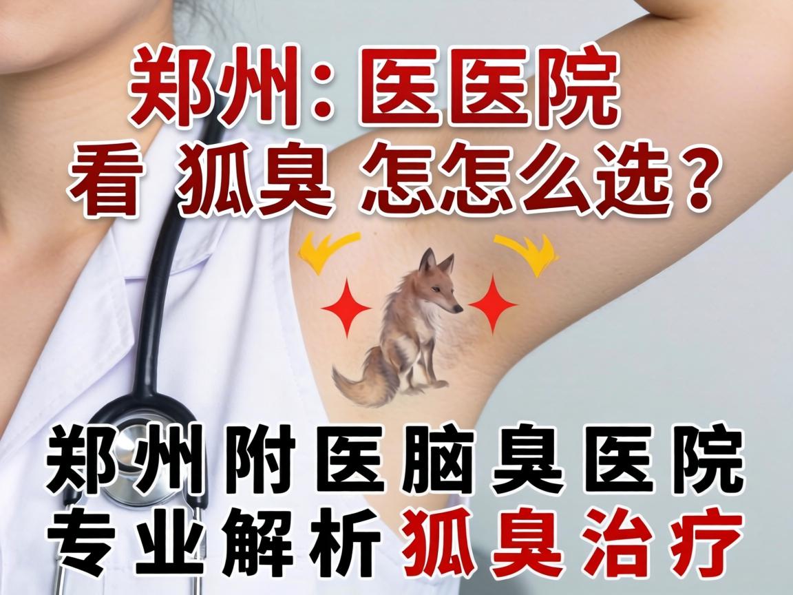郑州医院看狐臭怎么选？郑州附医腋臭医院专业解析狐臭治疗