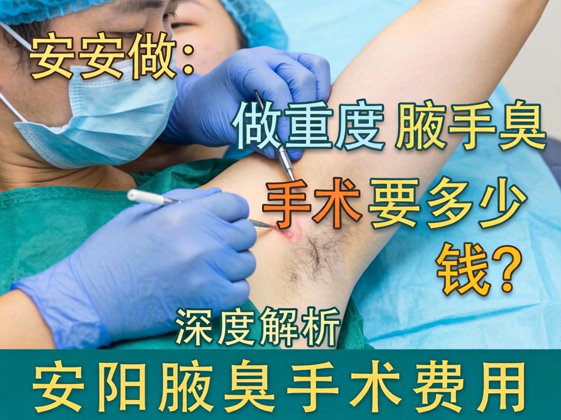 在安阳做重度腋臭手术要多少钱？深度解析安阳腋臭手术费用