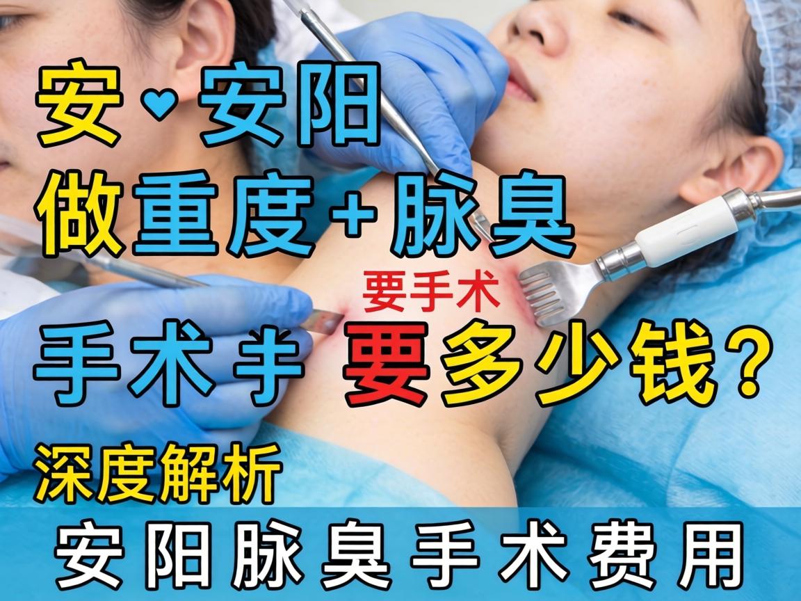 在安阳做重度腋臭手术要多少钱？深度解析安阳腋臭手术费用