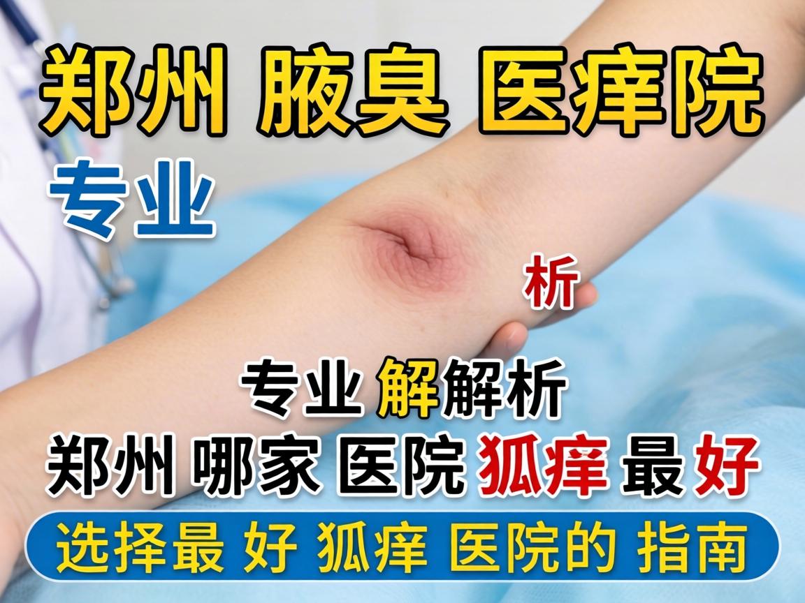 郑州腋臭医院专业解析，郑州哪家医院狐臭最好，选择最好狐臭医院的指南