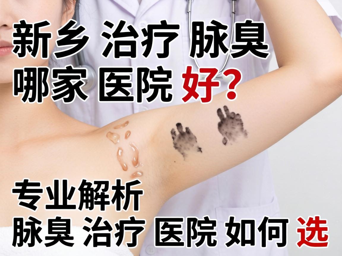 新乡治疗腋臭哪家医院好？专业解析腋臭治疗医院如何选