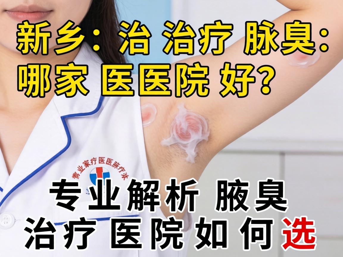 新乡治疗腋臭哪家医院好？专业解析腋臭治疗医院如何选