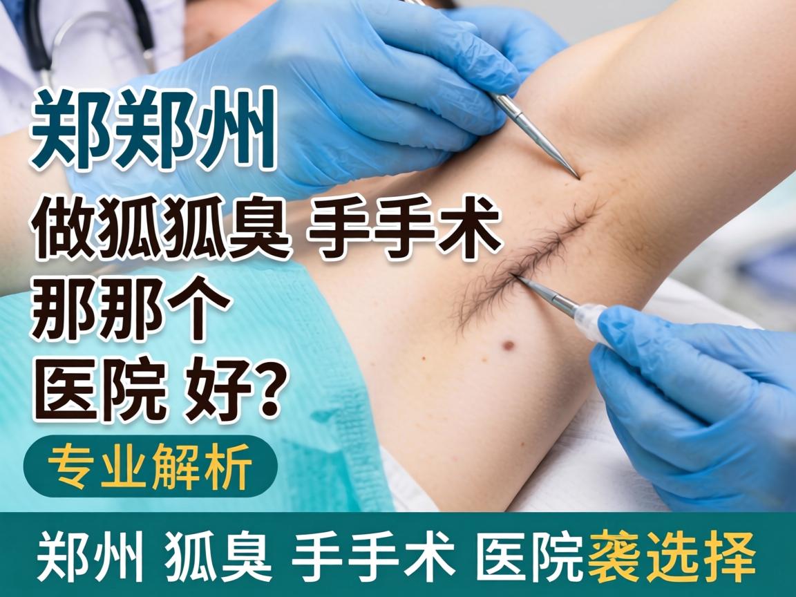 郑州做狐臭手术那个医院好？专业解析郑州狐臭手术医院选择