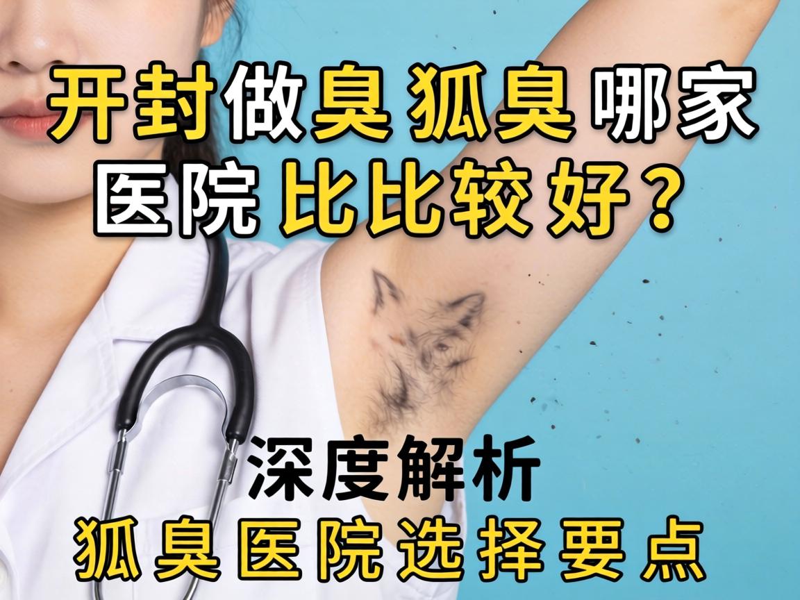开封做狐臭哪家医院比较好?深度解析狐臭医院选择要点 开封做狐臭哪家医院比较好?深度解析狐臭医院选择要点