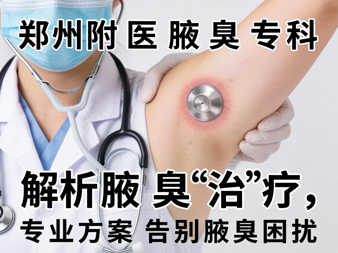 郑州附医腋臭专科解析腋臭治疗，专业方案告别腋臭困扰