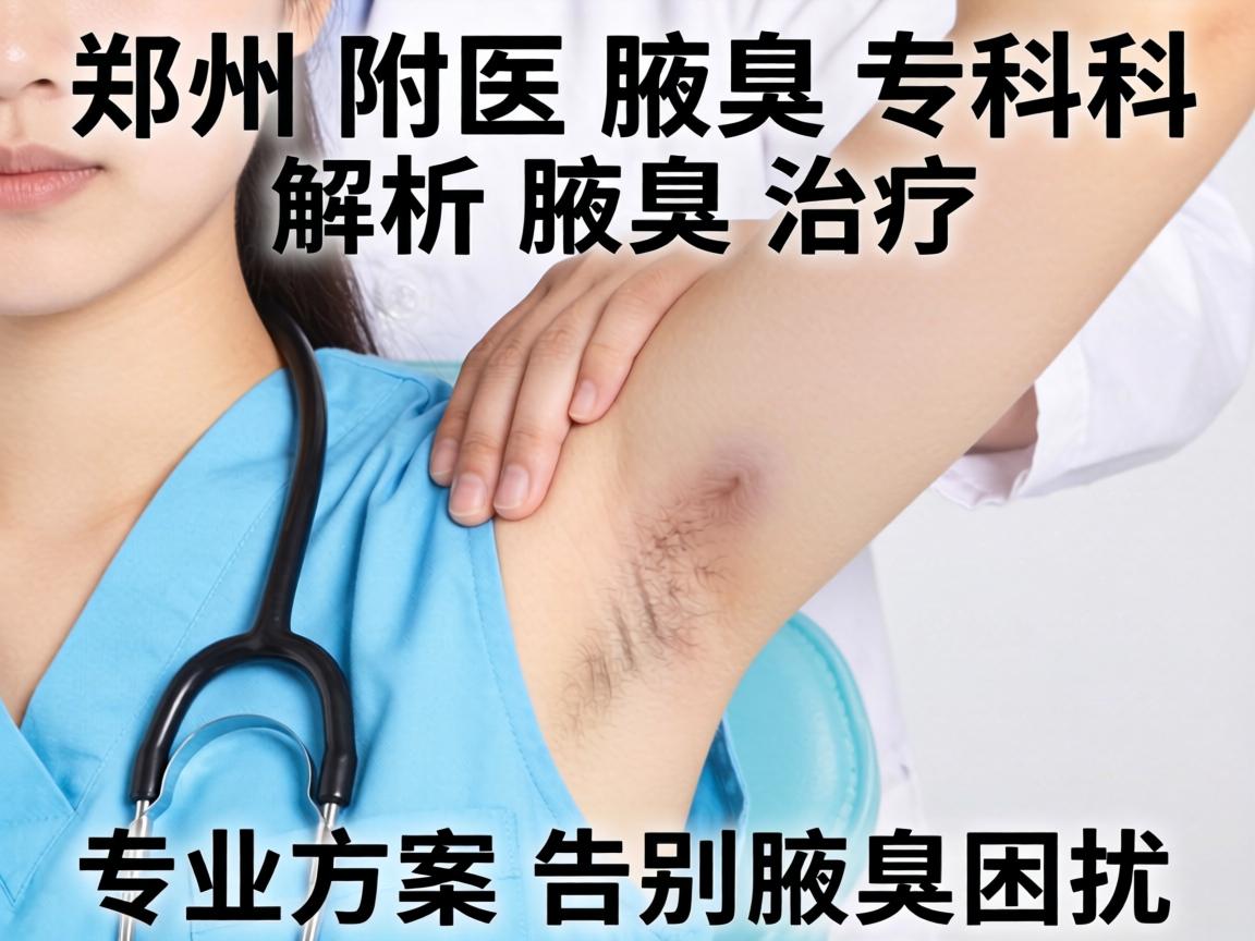 郑州附医腋臭专科解析腋臭治疗，专业方案告别腋臭困扰