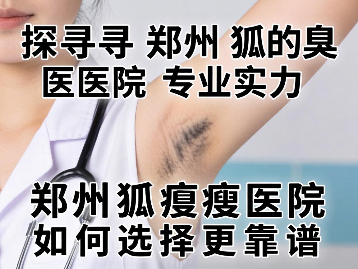 探寻郑州狐臭医院专业实力，郑州狐臭医院如何选择更靠谱