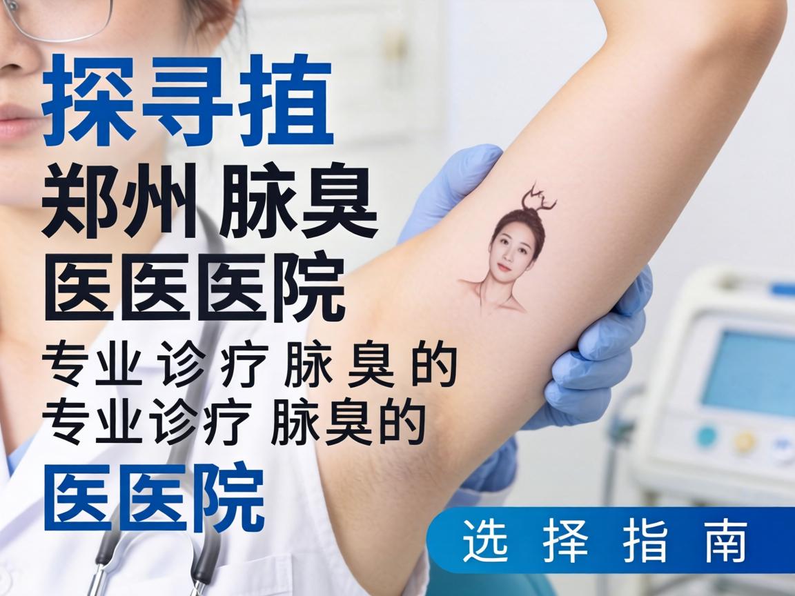 探寻郑州腋臭医院，专业诊疗腋臭的医院选择指南