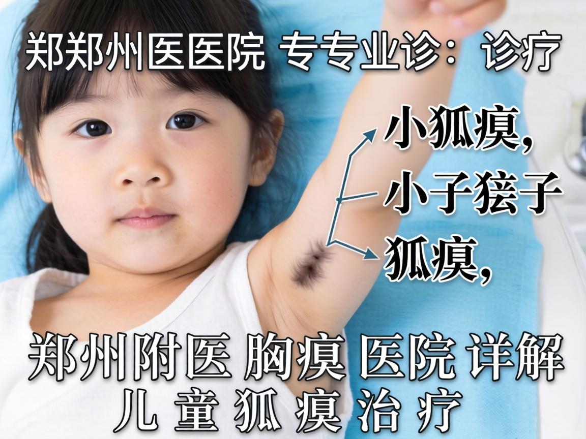 郑州医院专业诊疗小孩子狐臭，郑州附医腋臭医院详解儿童狐臭治疗