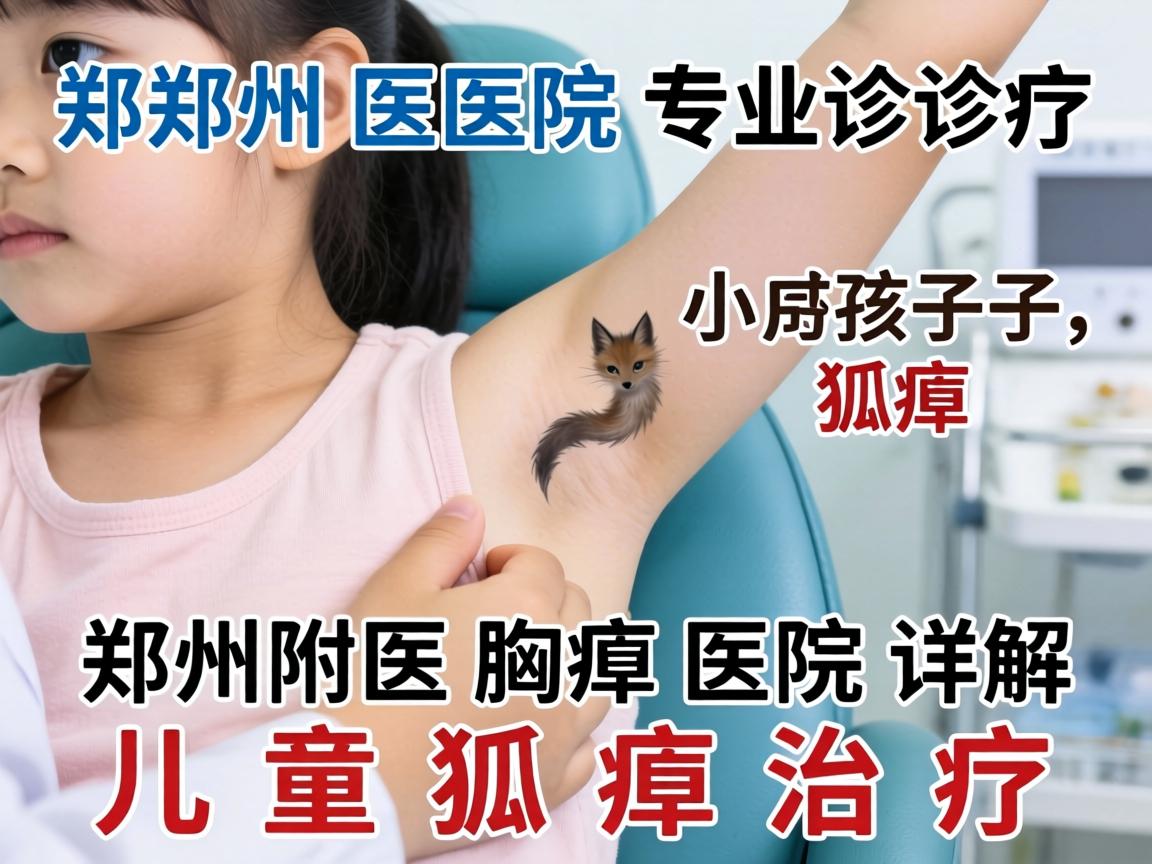 郑州医院专业诊疗小孩子狐臭，郑州附医腋臭医院详解儿童狐臭治疗