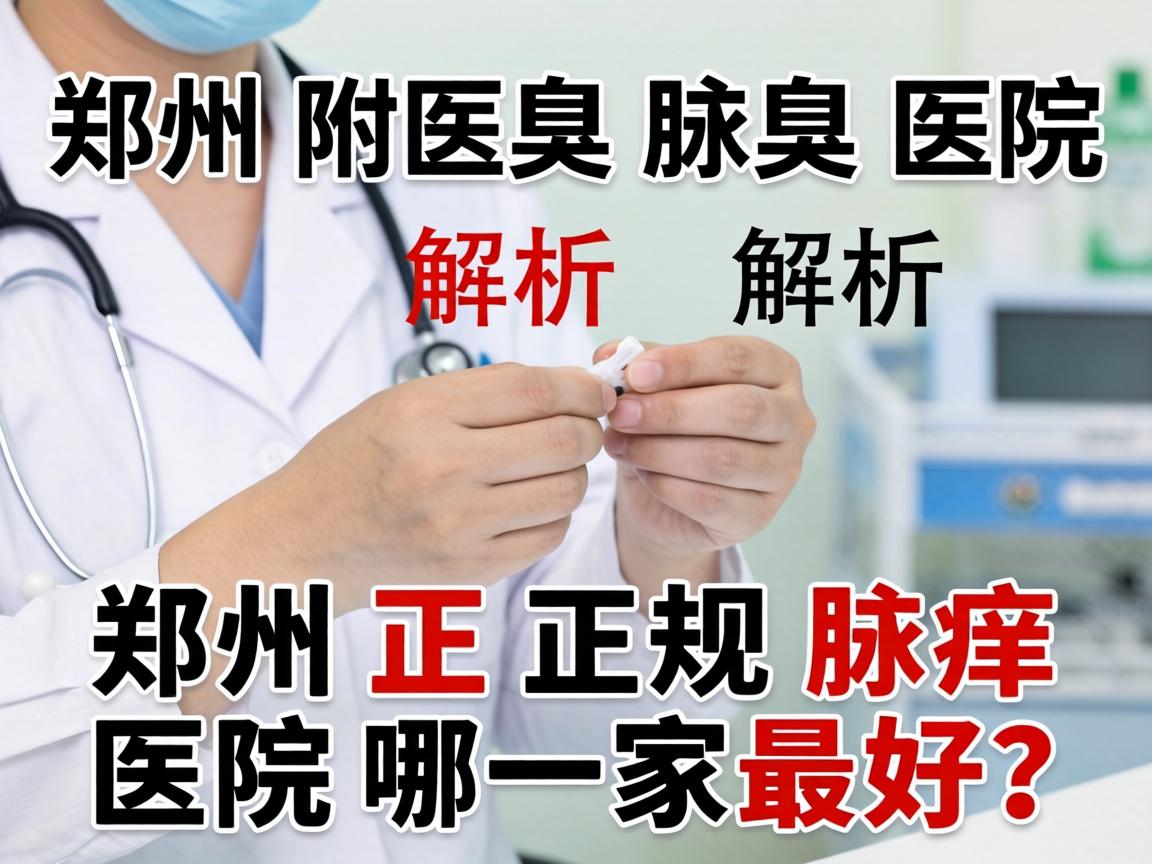 郑州附医腋臭医院解析，郑州正规腋臭医院哪一家最好？