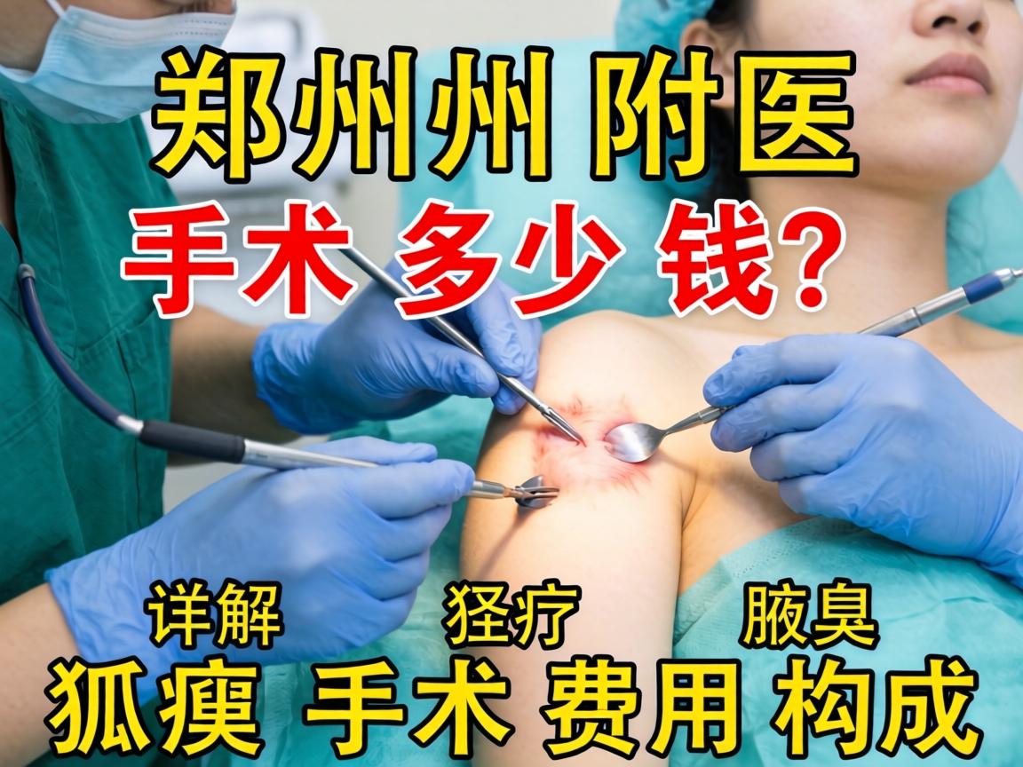 郑州附医腋臭手术多少钱？详解狐臭手术费用构成