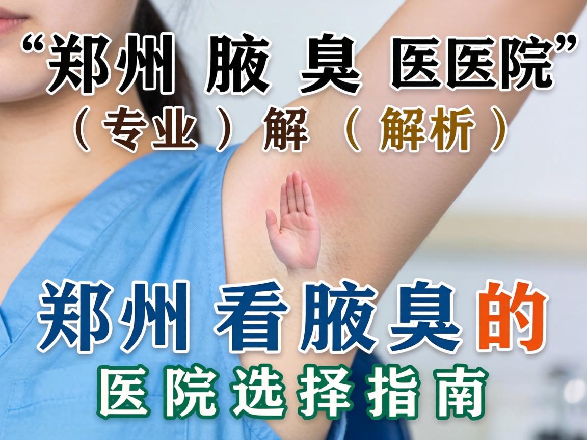 郑州腋臭医院专业解析,郑州看腋臭的医院选择指南 郑州腋臭医院专业解析,郑州看腋臭的医院选择指南