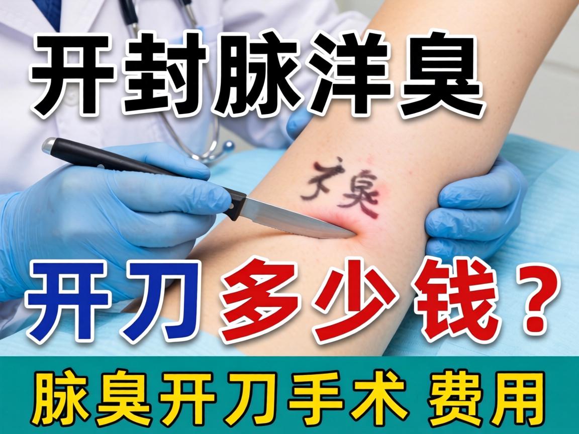 开封腋臭开刀多少钱？详解腋臭开刀手术费用
