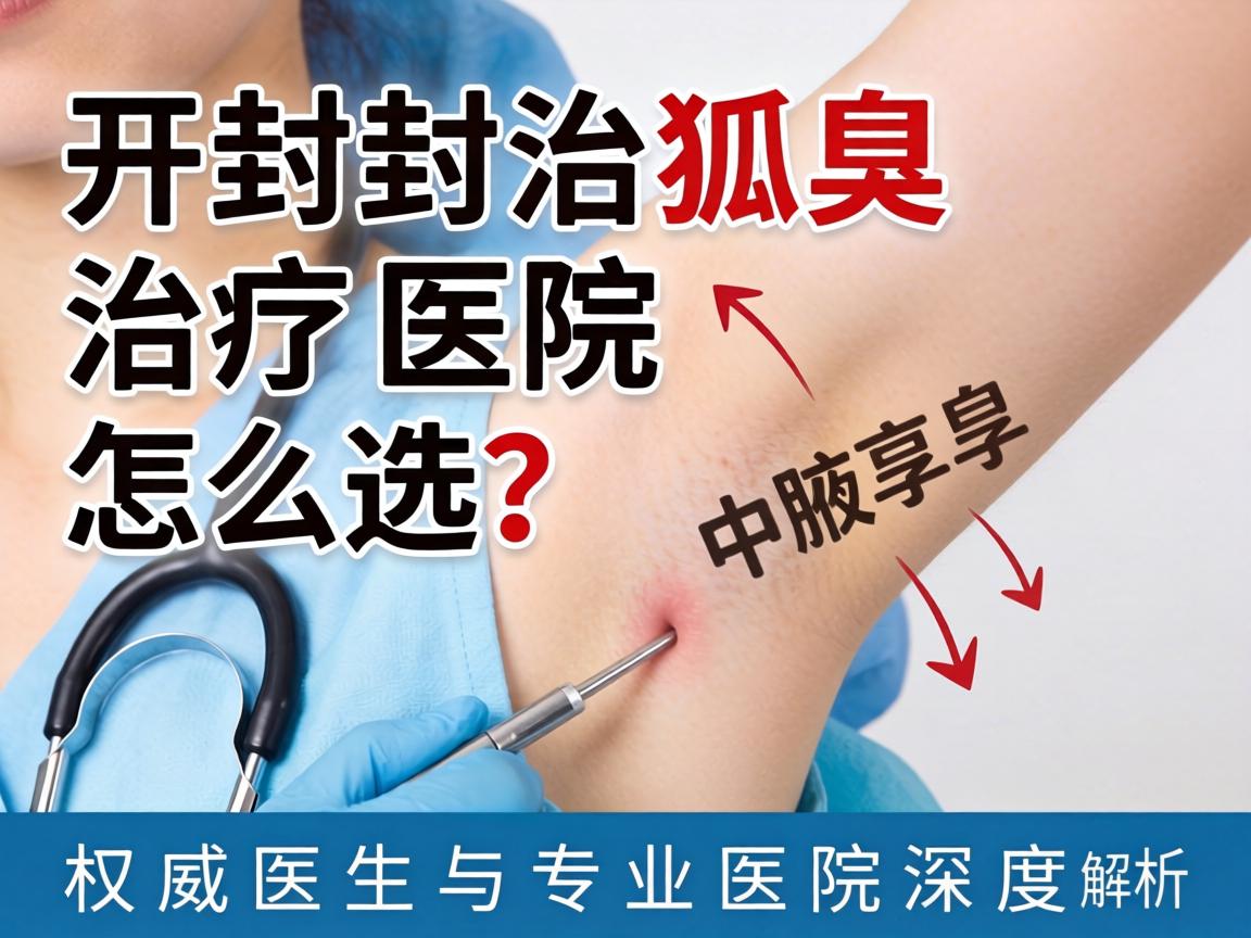 开封狐臭治疗医院怎么选？权威医生与专业医院深度解析