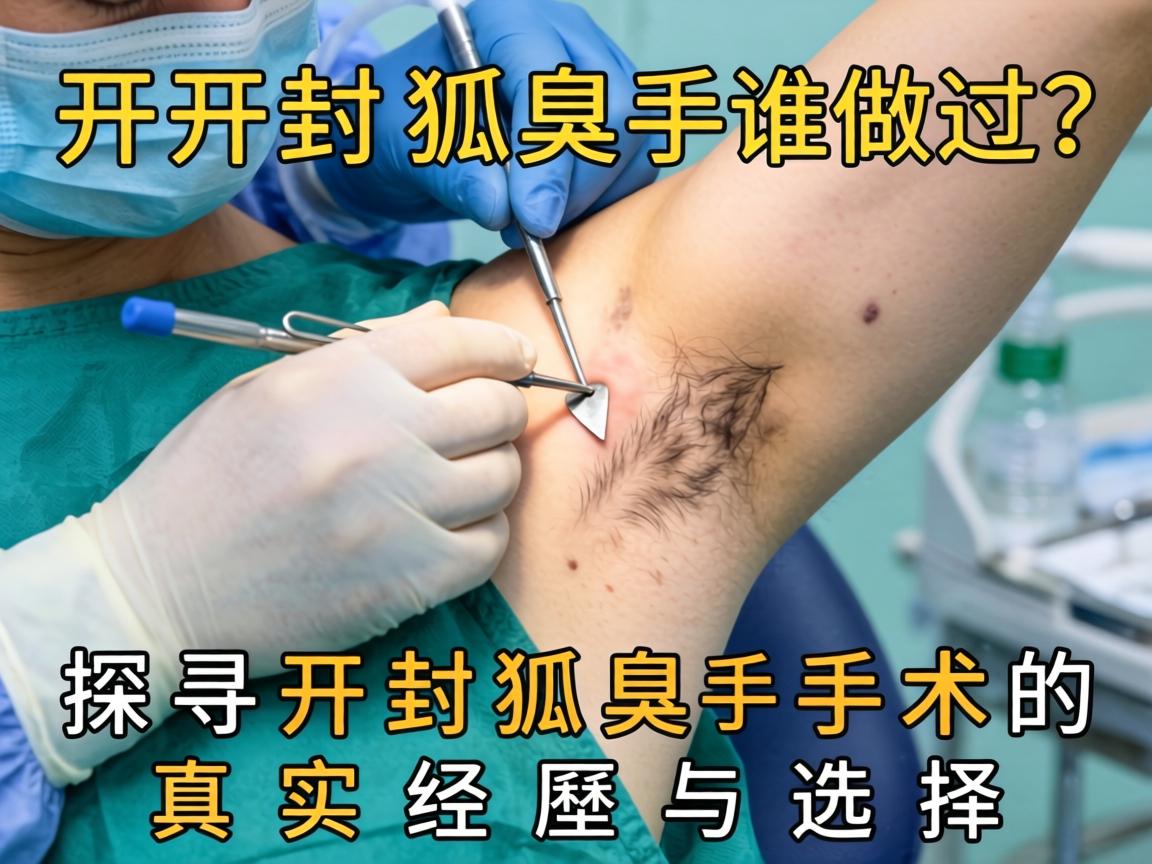 开封狐臭手术谁做过?探寻开封狐臭手术的真实经历与选择 开封狐臭手术谁做过?探寻开封狐臭手术的真实经历与选择
