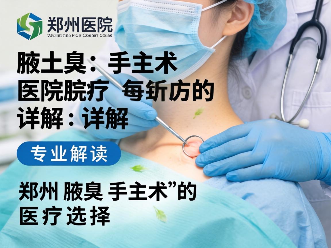 郑州腋臭手术医院详解,专业解读郑州腋臭手术的医疗选择 郑州腋臭手术医院详解,专业解读郑州腋臭手术的医疗选择