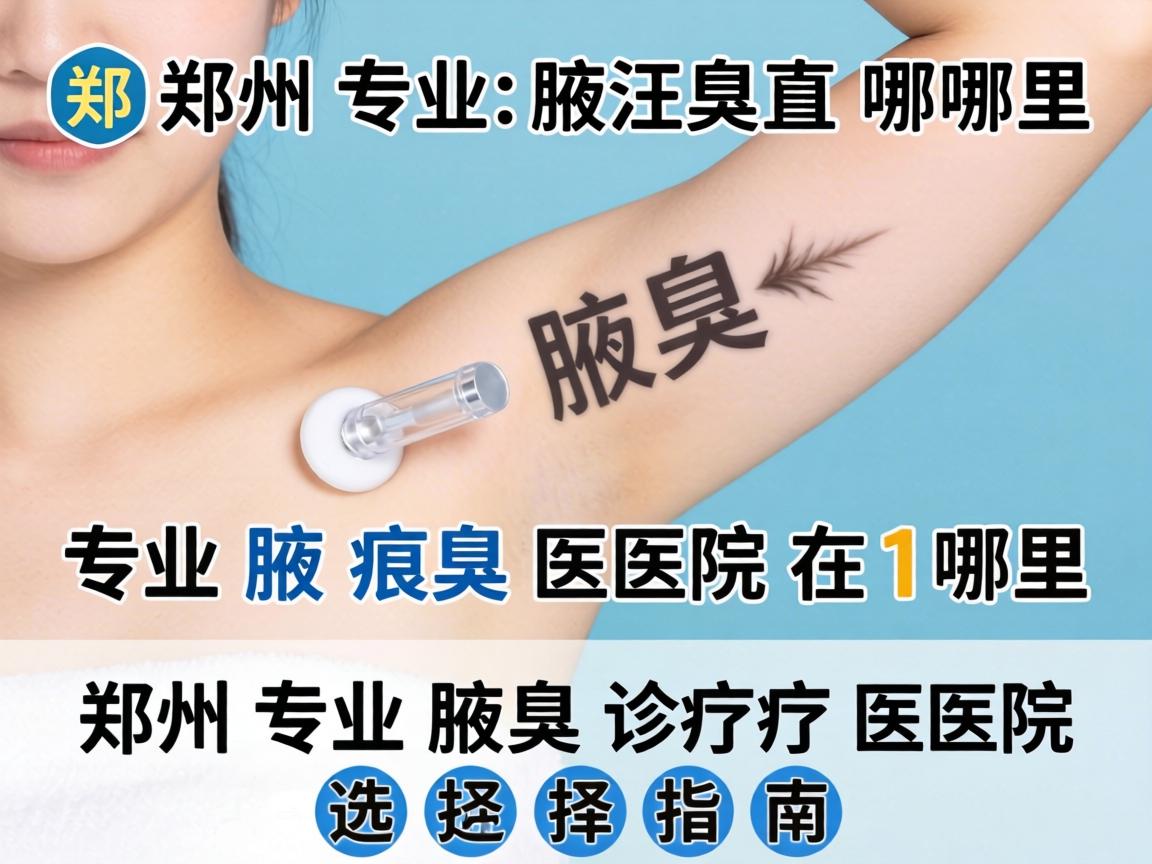郑州专业腋臭医院在哪里?郑州专业腋臭诊疗医院的选择指南 郑州专业腋臭医院在哪里?郑州专业腋臭诊疗医院的选择指南