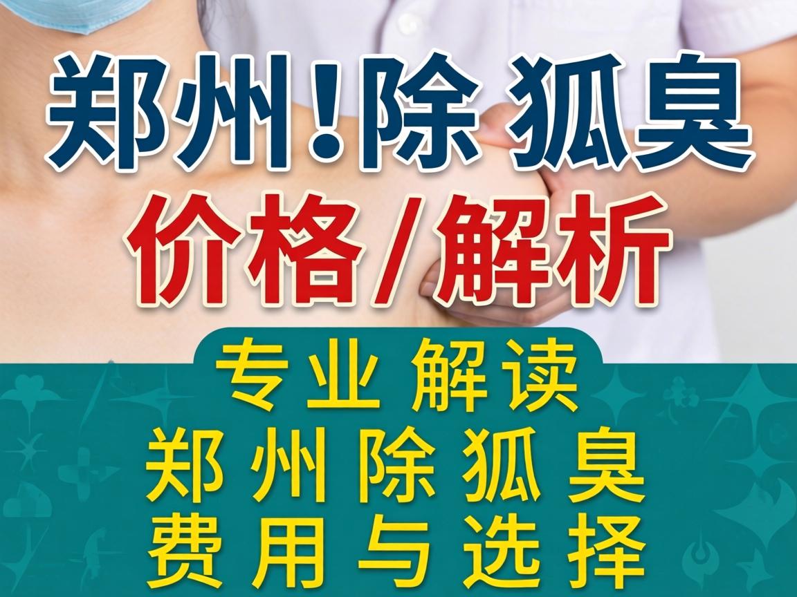郑州除狐臭价格解析，专业解读郑州除狐臭费用与选择