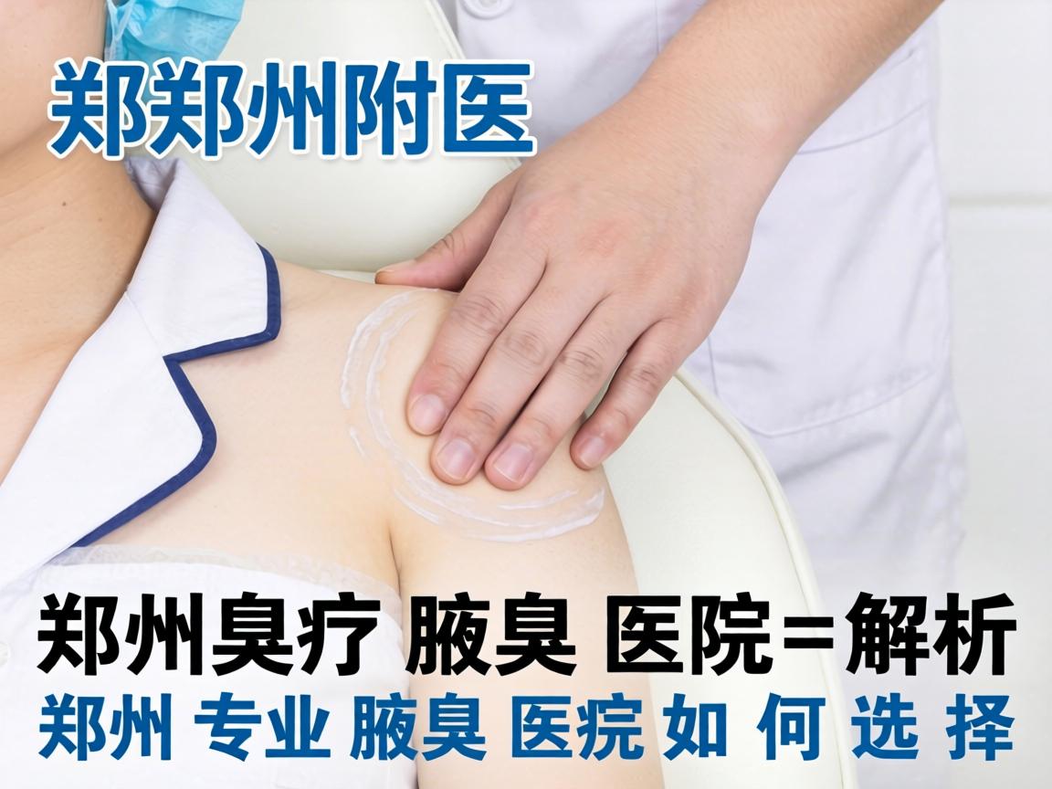 郑州附医腋臭医院解析，郑州专业腋臭医院如何选择